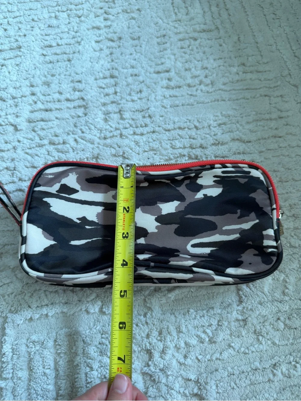 Trina Camouflage Print Nylon Wristlet Pouch